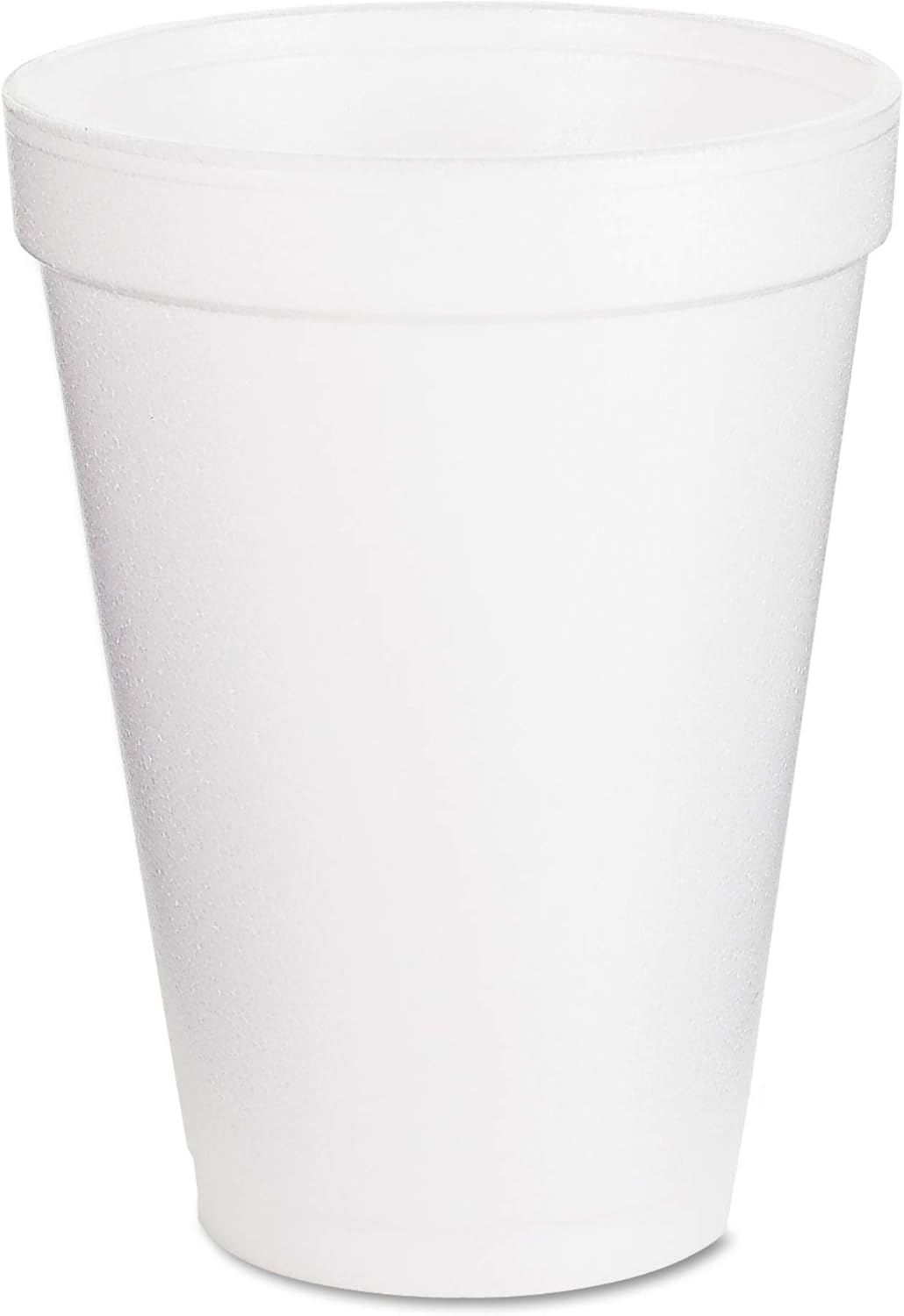Dart Disposable Insulated Drinking Cup White Styrofoam 12 oz. 25 Ct 12J12