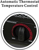 Optimus H-7000 1500-Watt Portable Ceramic Heater, 8 x 5 in