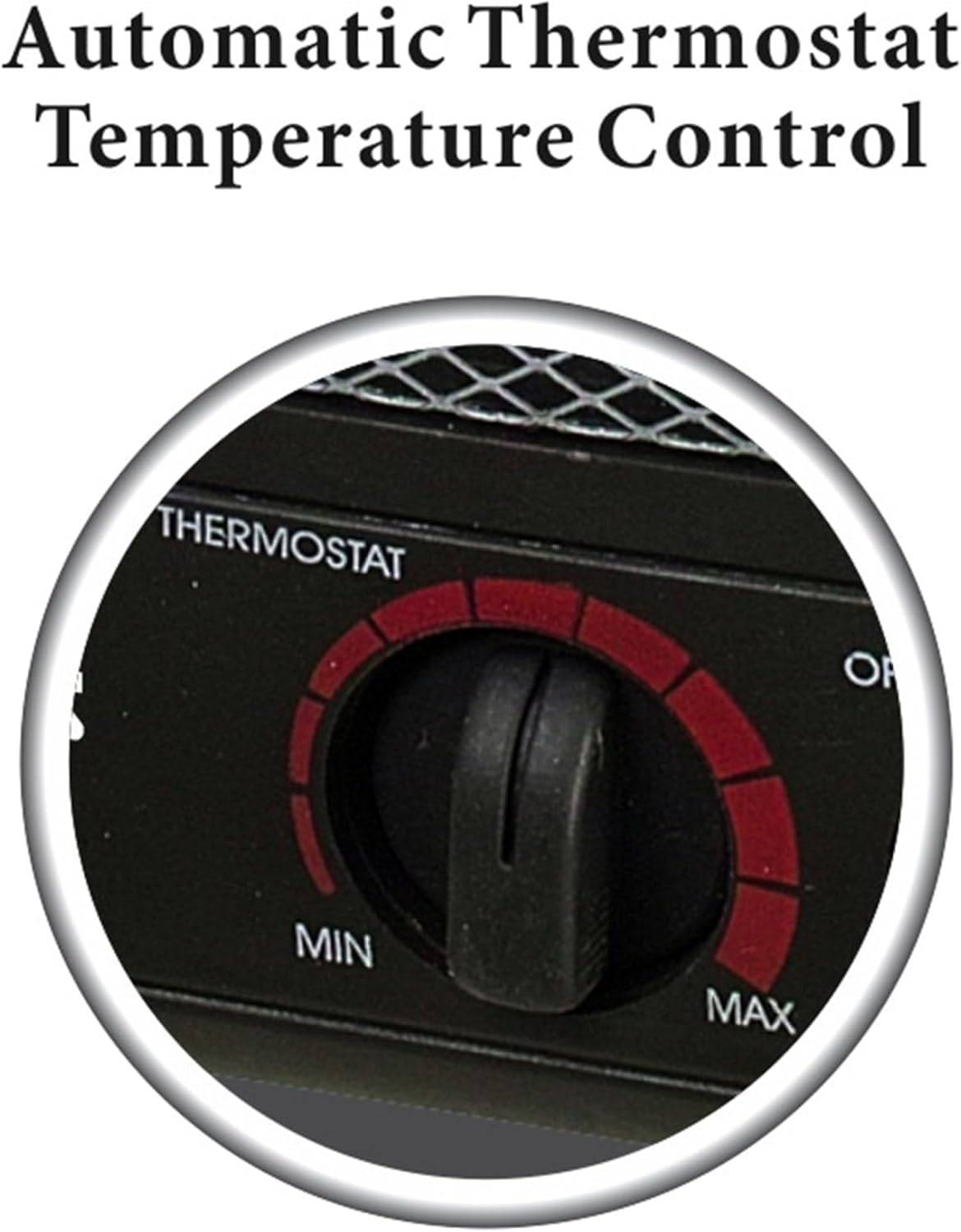 Optimus H-7000 1500-Watt Portable Ceramic Heater, 8 x 5 in