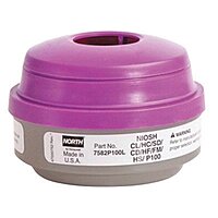 Honeywell Acid Gas P100 Respirator Cartridge (7582P100L)