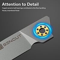 SENCUT Jubil Folding Pocket Knife D2 Wharncliffe, G10 Handle, Front Flipper