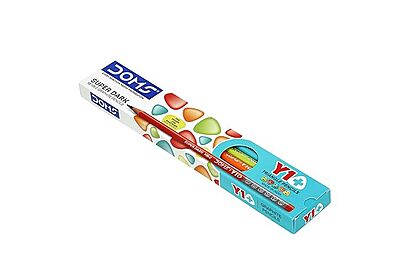 Doms Y1 + Super Dark HB/2 Graphite Pencil Box Pack of 3
