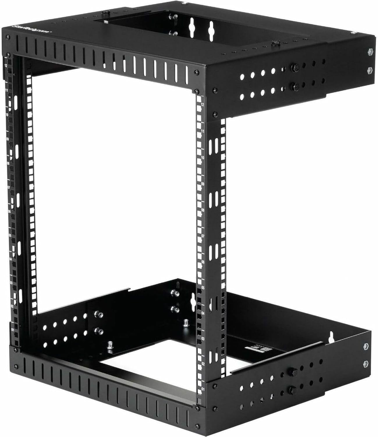 StarTech.com 2-Post 19" Open-Frame Wall Mount Network Rack with Adjustable Depth