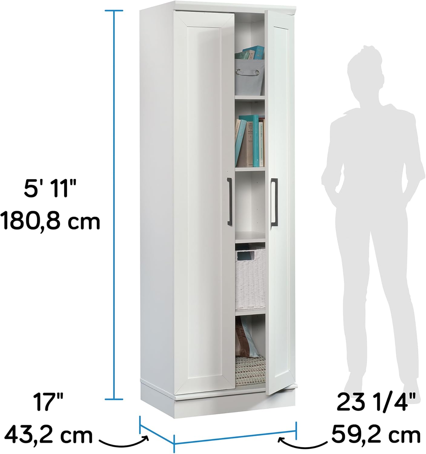 Sauder HomePlus Narrow Storage Cabinet