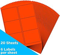 JAM PAPER Mailing Address Labels - Self-Adhesive Rectangular