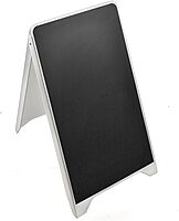 Azar Displays 300252 19.75" W x 34.65" H Dual Sided Chalkboard Sign Board