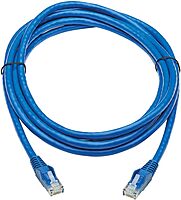 Tripp Lite Cat6 Ethernet Cable, RJ45 M/M Gigabit, Snagless, Molded, UTP, PoE, CMR-LP Patch Cable, 10 ft. Blue (N201P-010-BL)