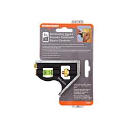 SWANSON TOOLS Combination Square with Die-Cast Zinc Body and Stainless Steel Rule