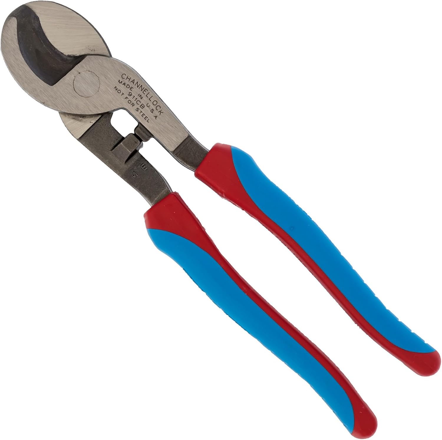 Channellock 911CB Cable Cutter, Shear Cut, 9-1/2 In, CODE BLUE Grip