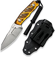 CIVIVI Propugnator EDC Fixed Blade Knife with Kydex Sheath, T-Clip and Lanyard, 4.15" D2 Blade