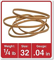 Universal Rubber Bands, Size 32, 3" x 1/8", 205 Pack (432)