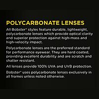 Bobster® Freewheel Cycling Sunglass, Matte White/Gloss Black Frame, Smoke Black Red Revo, Yellow & Clear Lens