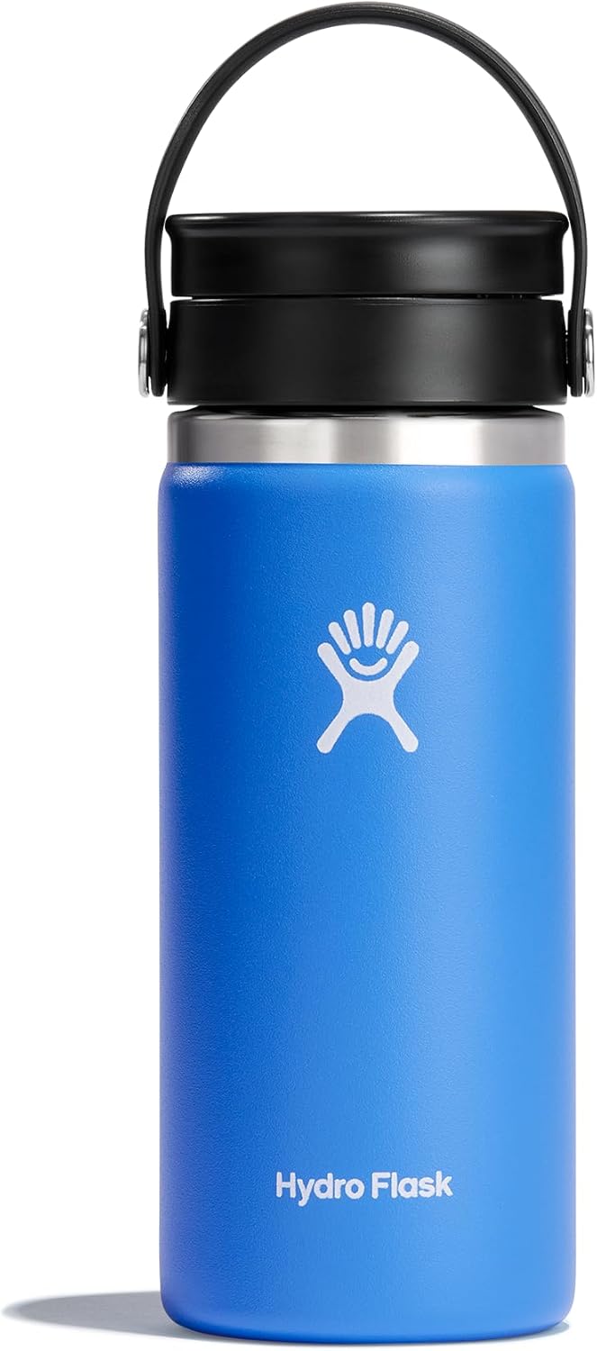 HYDRO FLASK Flex Sip Coffee Tumbler – Insulated Stainless Steel Leakproof Travel Bottle