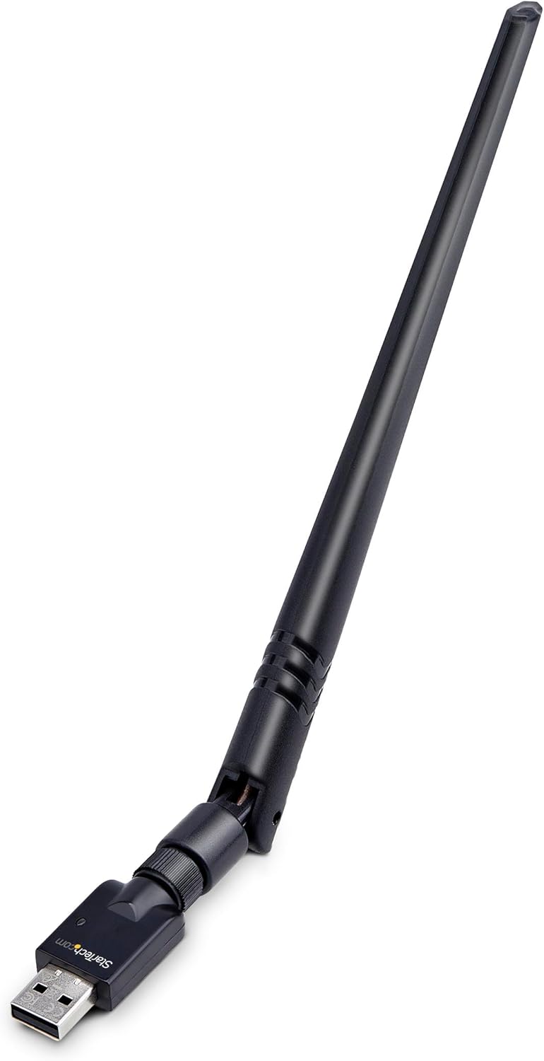 StarTech.com USB Bluetooth 5.3 Adapter, Class 1, USB Bluetooth Dongle for PC/Laptop, Use with Keyboard/Mouse, Windows/Linux