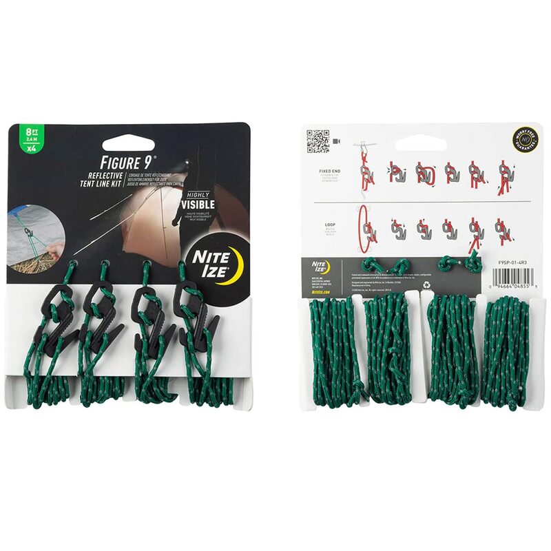 Nite Ize Figure 9 Reflective Tent Line Kit One Color One Size