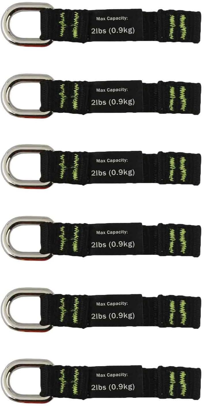 Ergodyne Squids 3700 Web Tool Tail Attachments, 6-Pack