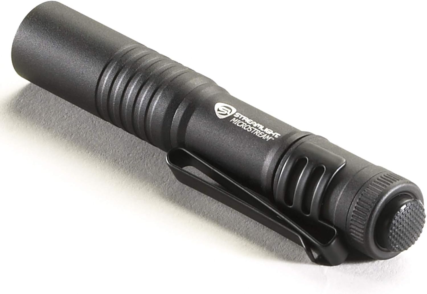 Streamlight 66318 MicroStream 45-Lumen Everyday Carry Pocket Flashlight with AAA Alkaline Battery, Black