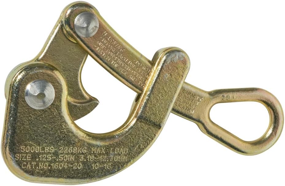 Klein Tools 1604-20 Haven's Grip for Messenger and Guy Strand Cable, Made in USA, Gold