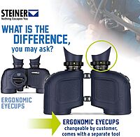 Steiner Optics Marine Commander 7x50 with Compass Professional Waterproof Binoculars, German Quality, Crystal Clear Images