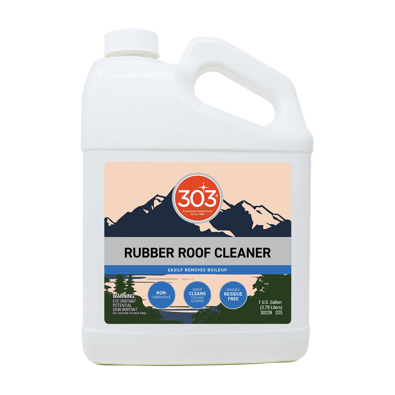 303 Products Rubber Roof Cleaner - Removes Build Up On The Rubber Roofs of RVs, Campers, Pop-Ups, and Motorhomes