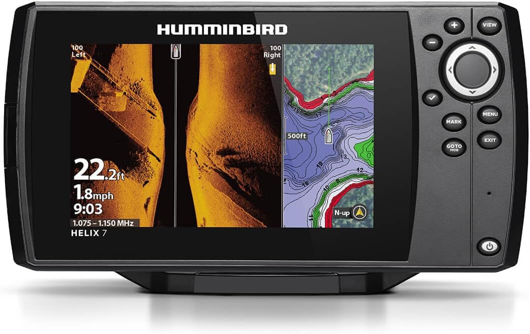 Humminbird Helix 7 G4 Fish Finder with MEGA Side Imaging, GPS