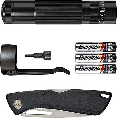 Maglite XL50-S3TNK LED XL50 & Gerber Shark Belly