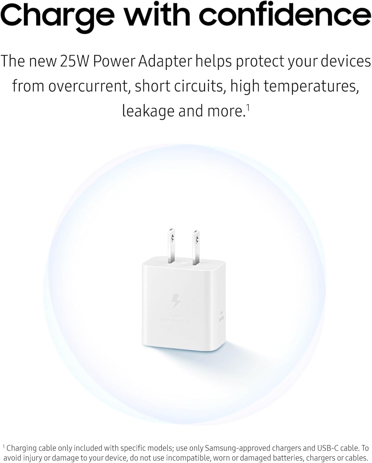 Samsung 25W Power Adapter USB Type-C Wall Charger