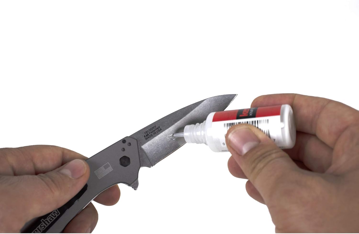 Kershaw Knife Oil (0.4 fl oz); Engineered to Protect and Enhance the Folding Mechanisms of Any Knife; Keeps Knives Sharp