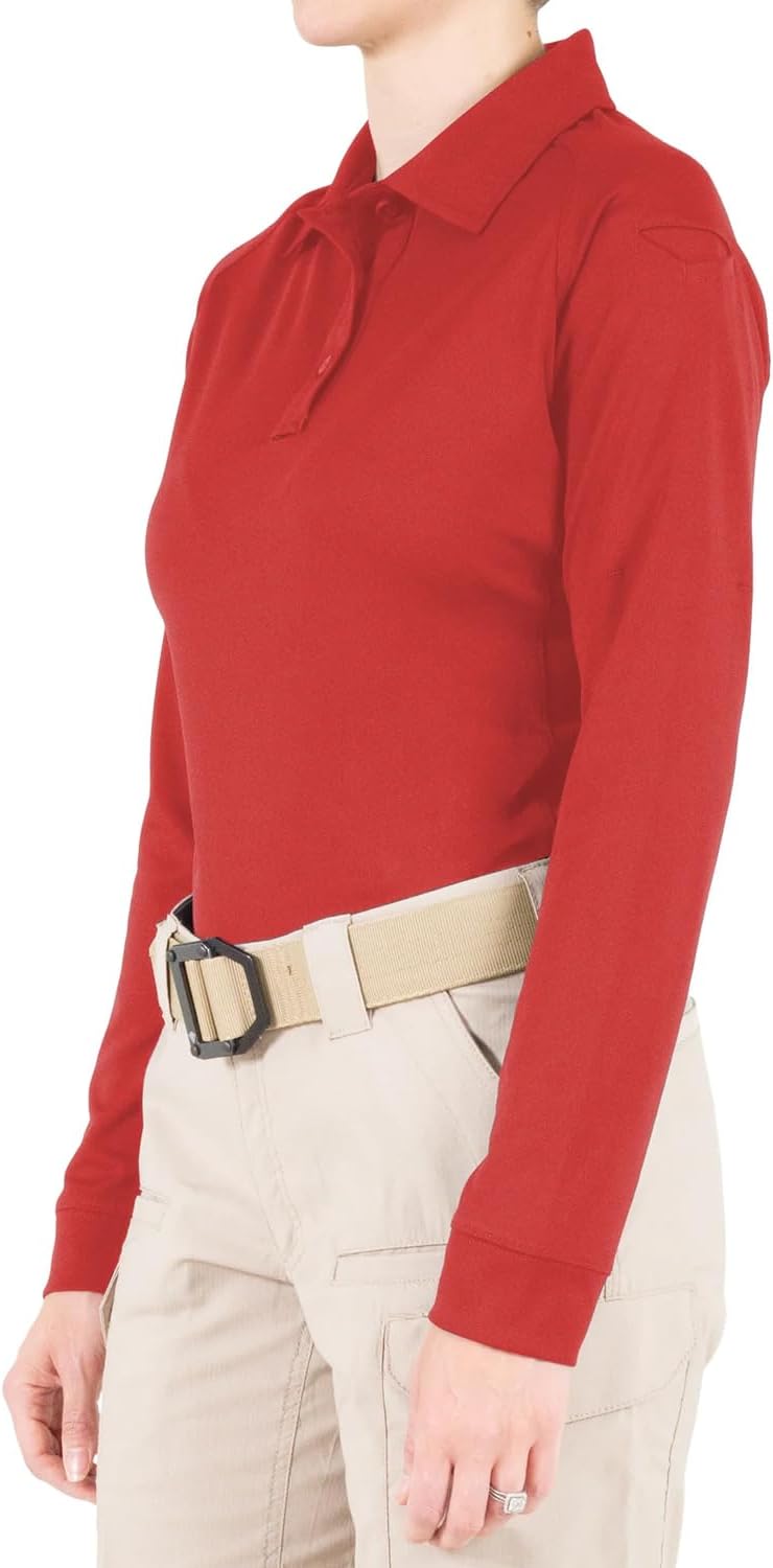 First Tactical Women's Performance Long Sleeve Polo