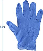 Boardwalk Disposable General-Purpose Powder-Free Nitrile Gloves, X-Large, Blue, 4mil, Box Of 100 Gloves