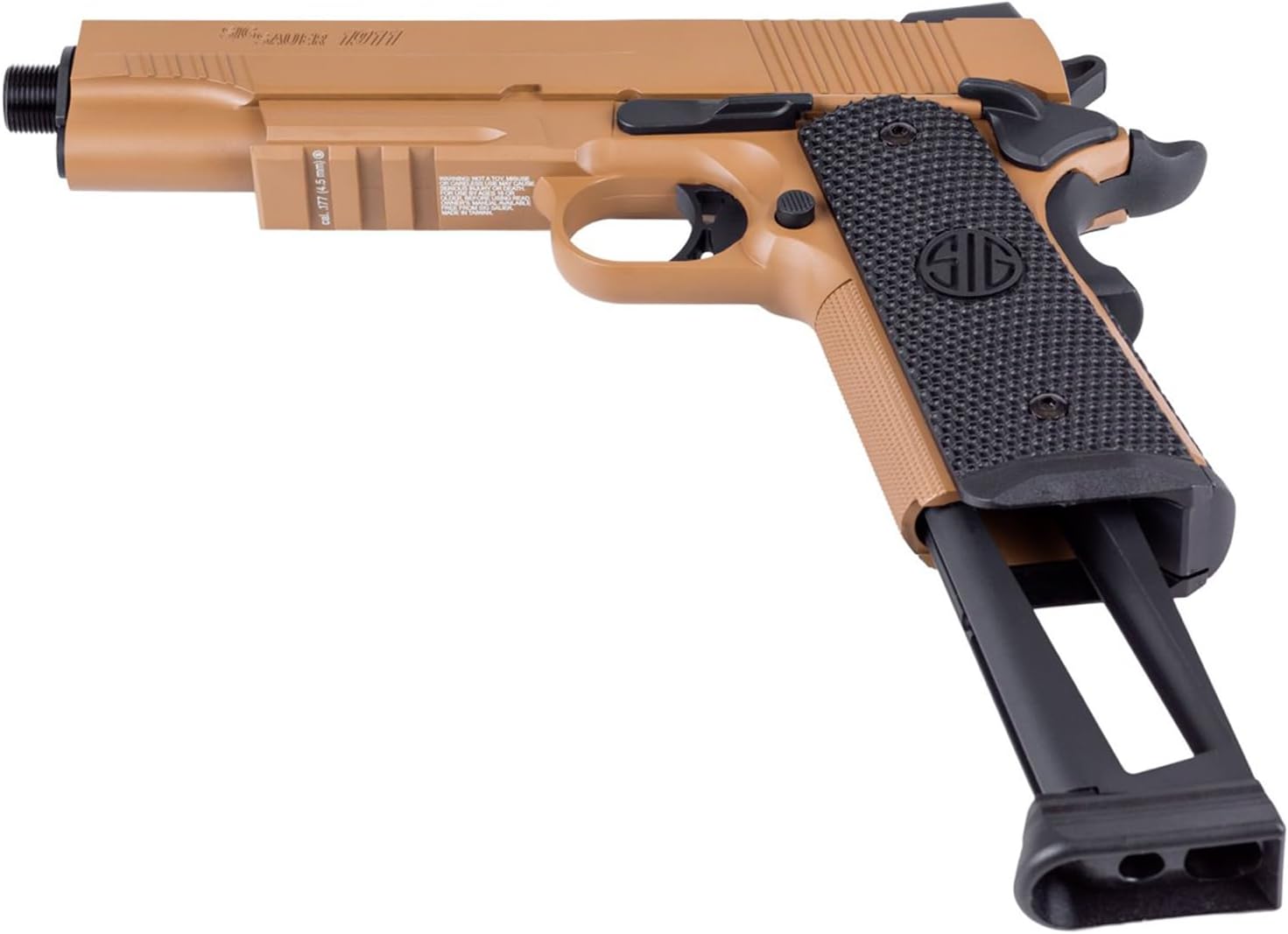 Sig Sauer 1911 Emperor Scorpion CO2-Powered 4.5mm Steel BB Caliber Semi-Auto Air Pistol with 17rd BB Mag