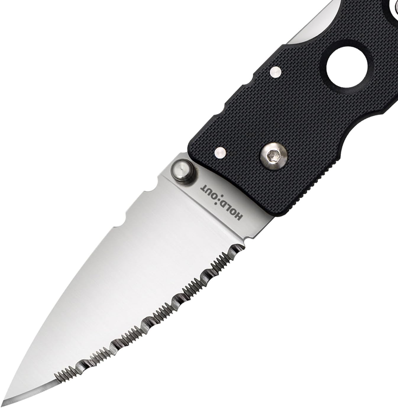 COLD STEEL Hold Out 3" S35VN Folding Pocket Knife with G-10 Handle and Tri-Ad Lock