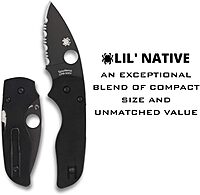 SPYDERCO Lil' Native Folding Knife - CPM S30V, Compression Lock