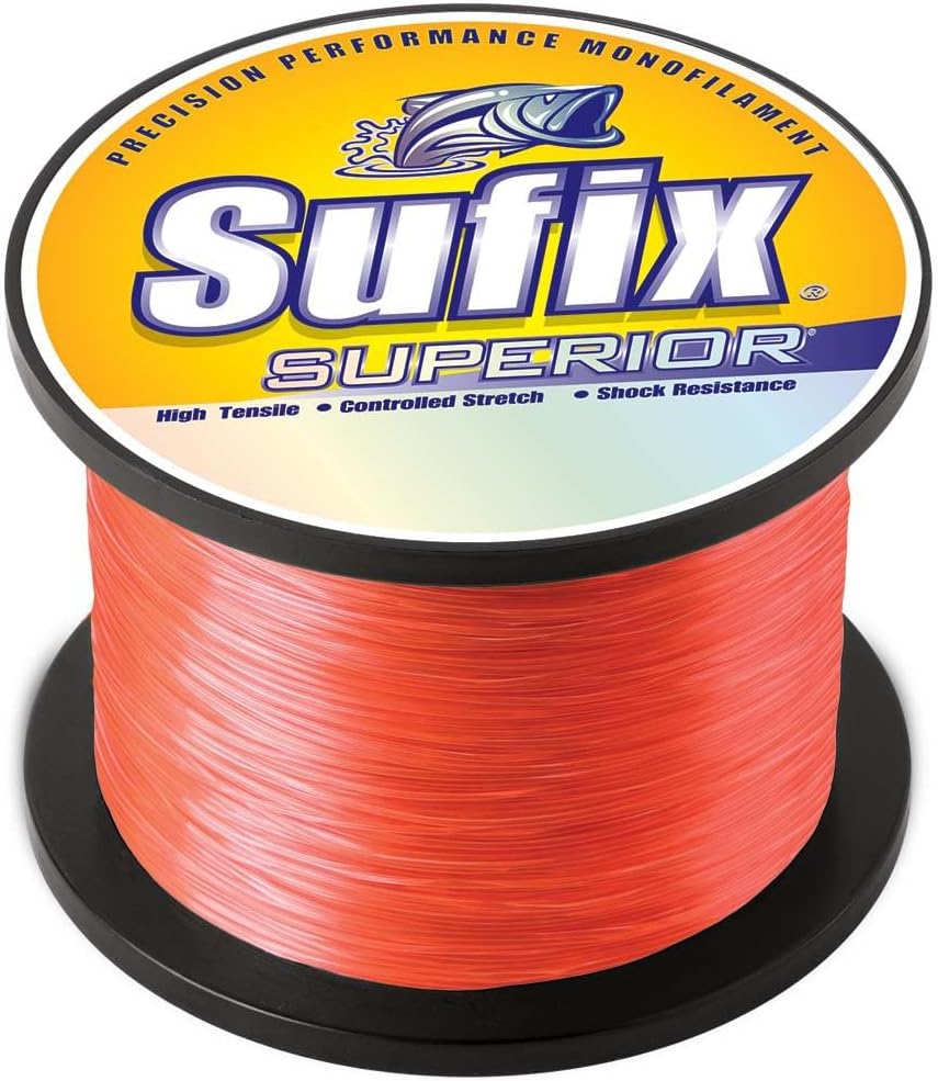 Sufix Superior Neon Fire Monofilament - 6lb - 2155 yds