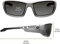 ERGODYNE Skullerz Odin Polarized Safety Sunglasses