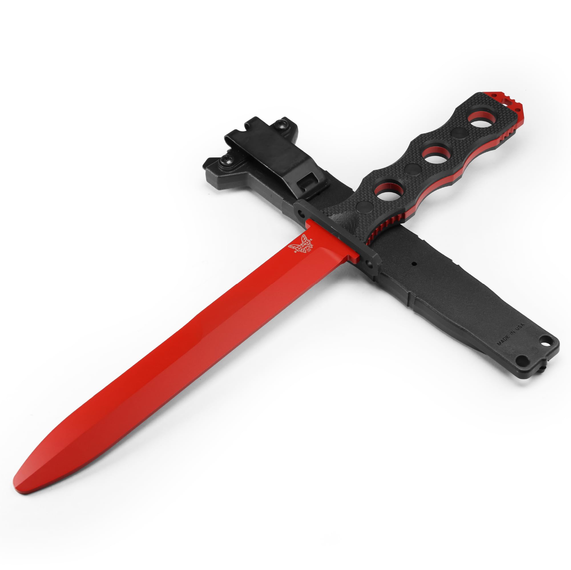 Benchmade - SOCP 185 Fixed Blade Trainer, Knife with Black G10 Handle (185T)