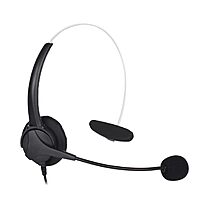 OTM Essentials Pro Headset, Noise-Canceling Headphones, On-Ear Design, in-Line Volume Control, Headset with Mic and USB, Quick Plug and Play