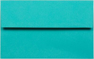 JAM PAPER Colored Recycled Booklet Invitation Envelopes with Gummed Closure