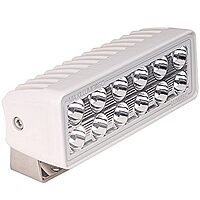 Lumitec Maxillume H60 Trunnion Mount Flood Light, White Housing, Dimming