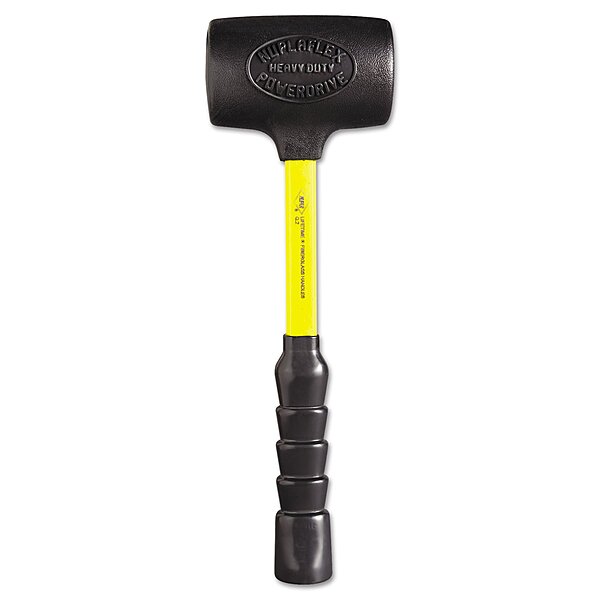Nupla 10-045 Power Drive Dead Blow Hammers, 4 lb. Head, 15 1/2" Handle, Yellow