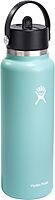 HYDRO FLASK Wide Mouth Flex Straw Cap Bottle - Insulated Stainless Steel