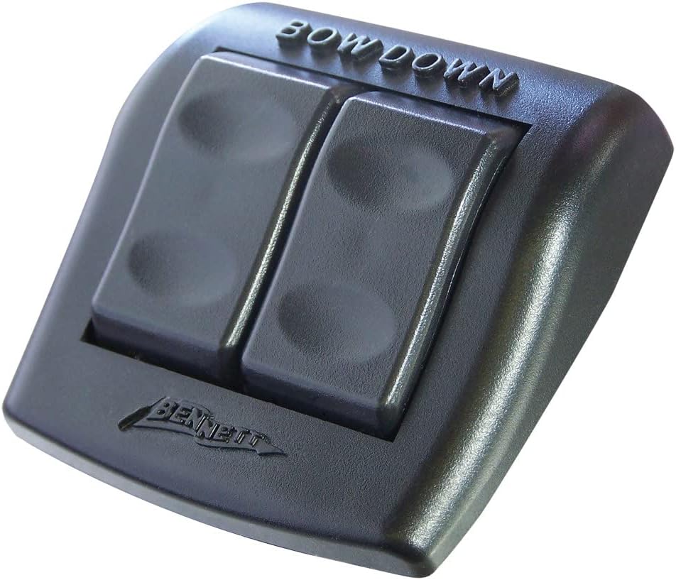 Bennett Marine ES2000 Euro-Style Rocker Switch, Black