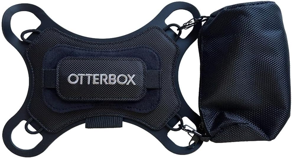 OtterBox Utility Carrying Case for 10in to 13in Apple, Samsung, LG, Google Tablet - Black - Neck Strap