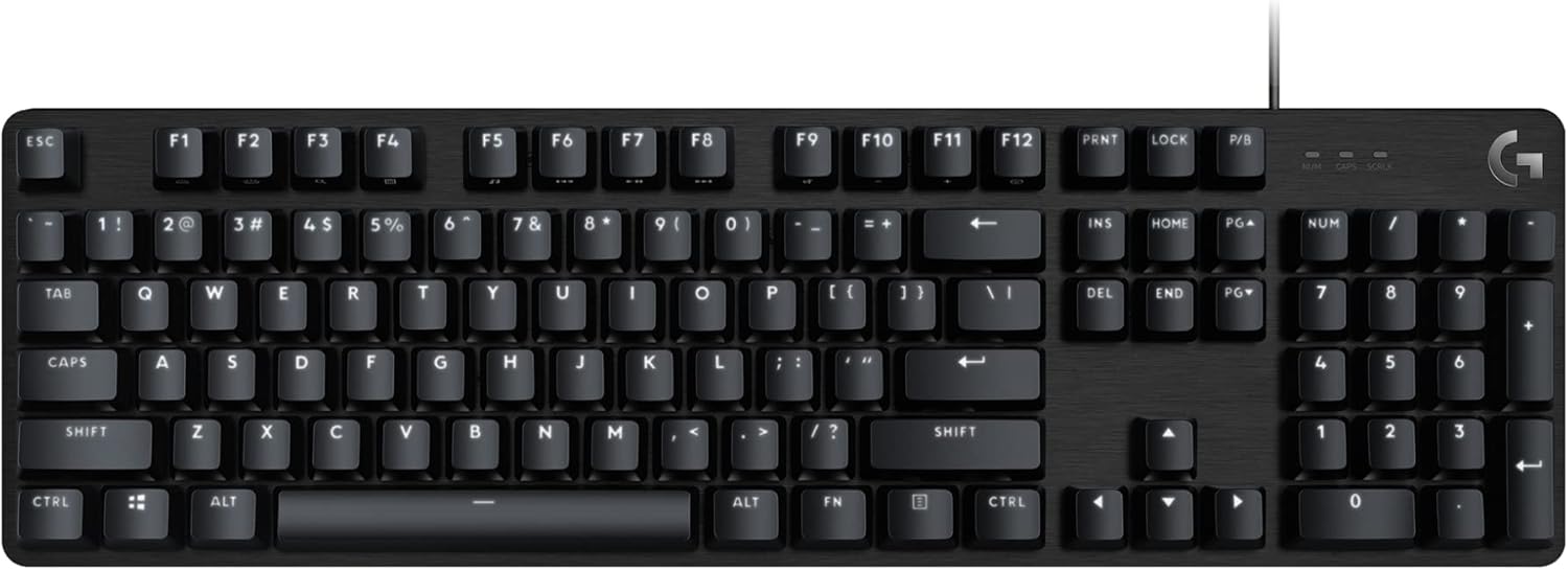 Logitech G413 SE Full-Size Mechanical Gaming Keyboard - Backlit Keyboard with Tactile Mechanical Switches, Anti-Ghosting