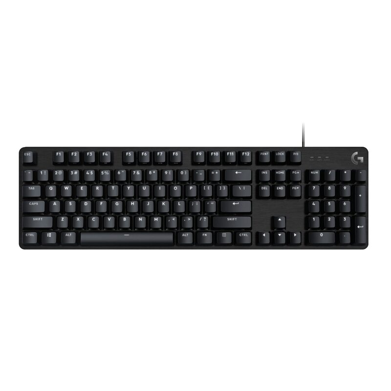 Logitech G413 SE Full-Size Mechanical Gaming Keyboard - Backlit Keyboard with Tactile Mechanical Switches, Anti-Ghosting, Compatible with Windows, macOS - Black Aluminum
