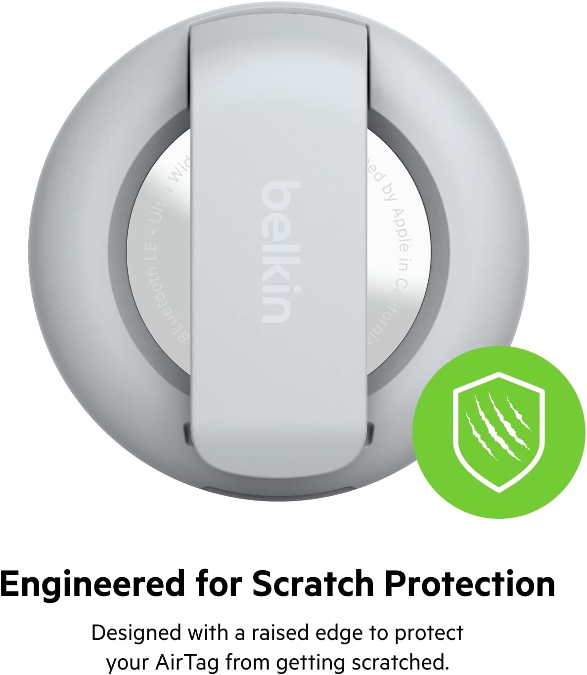 Belkin Apple AirTag Secure Holder with Clip