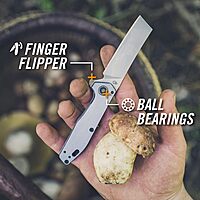 Gerber Gear Fastball Cleaver - Folding Knife with Lock Release for EDC Gear