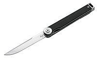 BÖKER PLUS® Kaizen G10 - lightweight EDC pocket knife with black handle - Gentleman Knife D2 steel blade - linerlock folding knife japanese with case