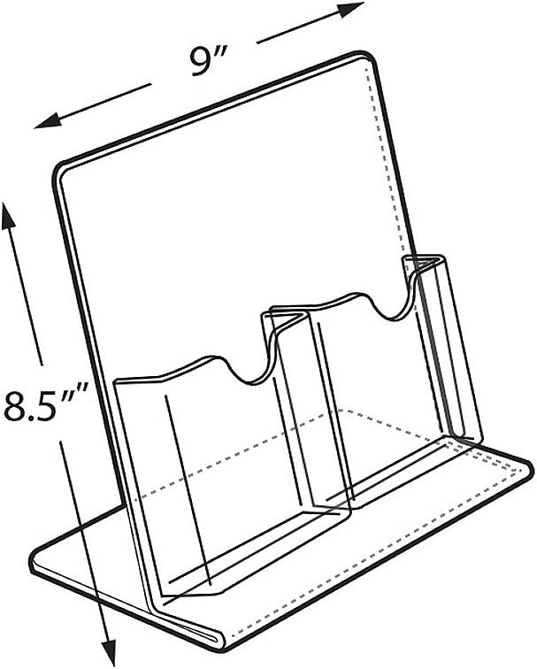 AZAR DISPLAYS Slant-Back Brochure Holders