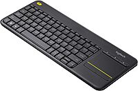 Logitech K400 Plus Wireless Touch TV Keyboard With Easy Media Control and Built-in Touchpad
